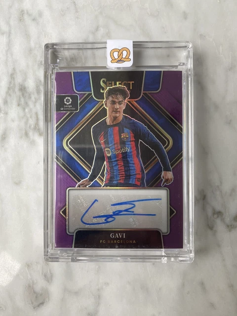 Autographe Original Gavi (Pablo) – Sticker Panini Qatar 2022, Signé à La Main, Espagne