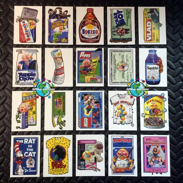 GARBAGE PAIL KIDS WE HATE THE 90s 2019 WACKY-PAILS COMPLETE 20-CARD SET +WRAPPER