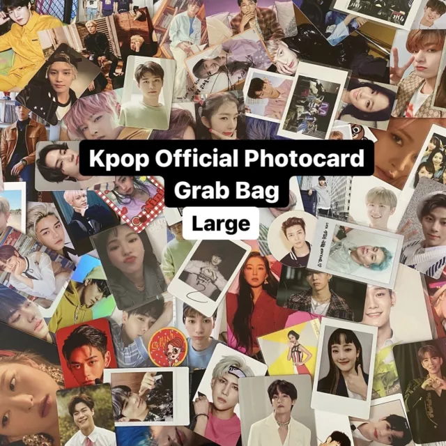 KPOP OFFICIAL PHOTOCARD Grab Bag Small 3pcs Choose Your Groups