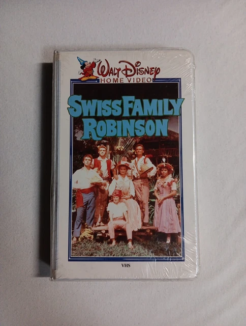 SWISS FAMILY ROBINSON VHS Walt Disney Home Video John Mills - New ...