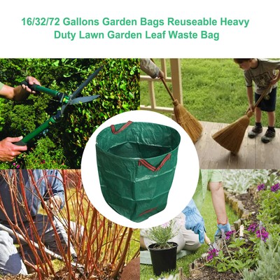 Giardinieri Dream rotonda rifiuti giardino sacco-Heavy Duty rinforzato Rifiutare Sacco 