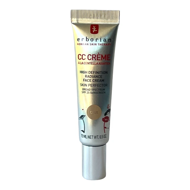 Crema de viaje tamaño CC de ERBORIAN (0,50 oz.) - Claro