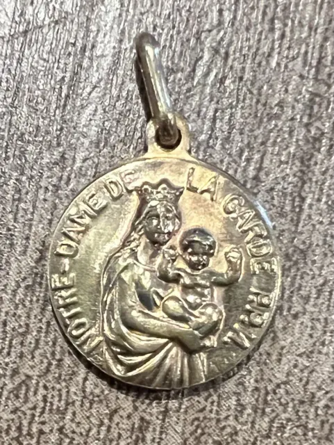 Medaille religieuse ancienne " Notre Dame De La Garde " - Bronze