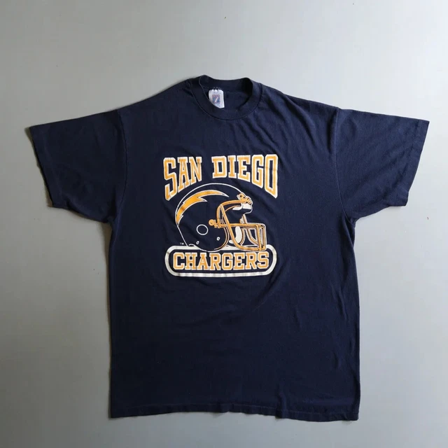 Vtg San Diego Chargers NFL Navy T Shirt NFL Football Heavy cotton NH1852