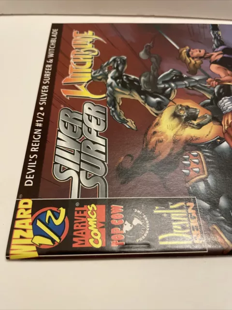 DEVIL'S REIGN 1/2 Silver Surfer/Witchblade WIZARD 1/2 Comics Near Mint 1997 VF+ 3