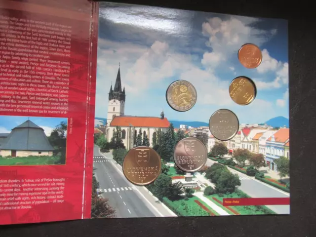 Slovenske Mince,Slowakischer Münzen-Satz 2005