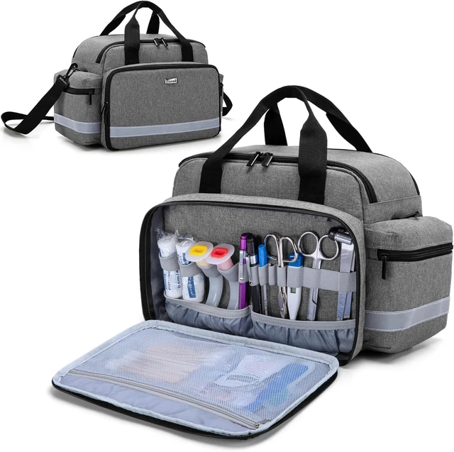 Trunab Borsa per Forniture Mediche, Borsa per Infermiere con Manico e Tracolla p