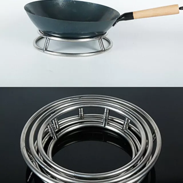 Stainless Steel Cauldron Bold Wok Stand New Anti Scald Rack  Kitchen