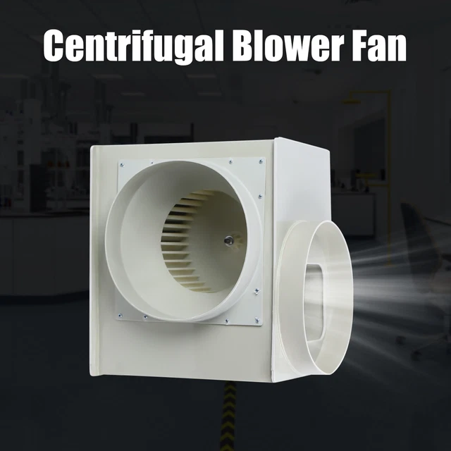 300W LAB CENTRIFUGAL Extractor Fan Blower Fume Hood Chemical