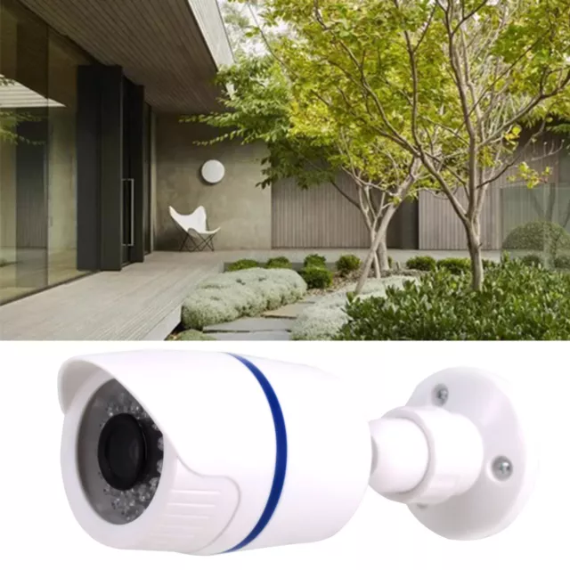 CCTV Fake Dummy Camera Indoor Outdoor Simulation LED Light Monitor Outdoor/Home