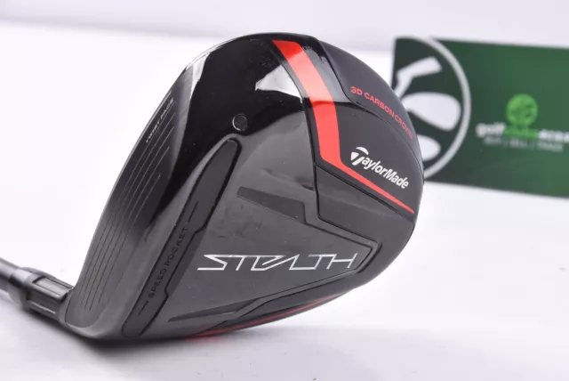 Left Hand Taylormade Stealth #3HL Wood / 16.5 Degree / Stiff Flex Hzrdus Black