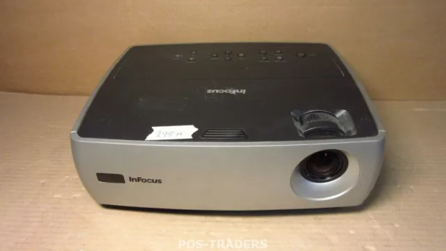 INFOCUS IN24 W240 Projector Beamer SVGA DLP 1700 Lumens Excl Remote 295 HOURS