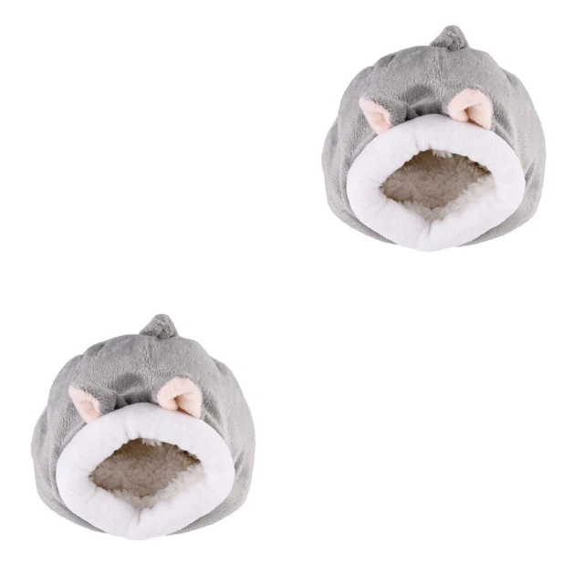 2 pz riccio nido in cotone criceto Balacoo comodo letto per dormire inverno caldo animale domestico