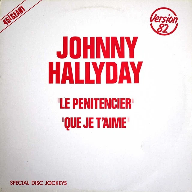 Johnny Hallyday - Maxi 45T.- PROMO - Le pénitencier +1 - Hors-commerce