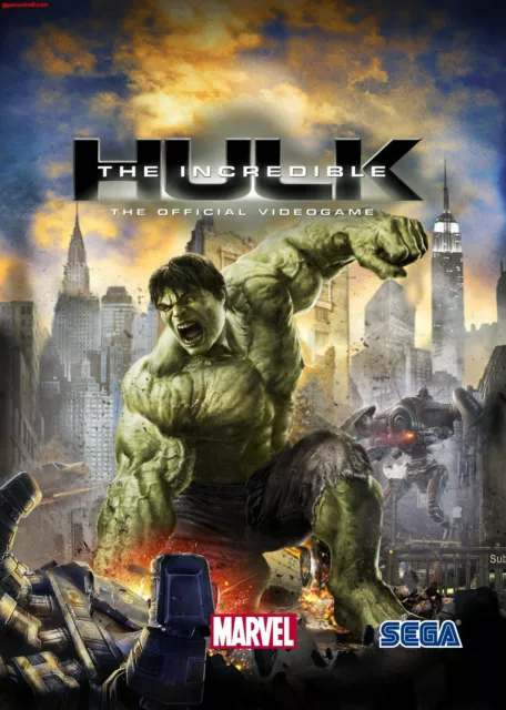 The Incredible Hulk 2- Poster (A0-A4) Film Movie Picture Art Wall Decor Actor