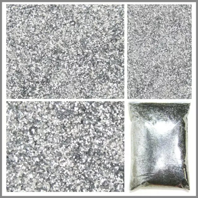 2lb / 907g Chrome Silver Metal Flake .004", .008", .015", .025" Paint Additive