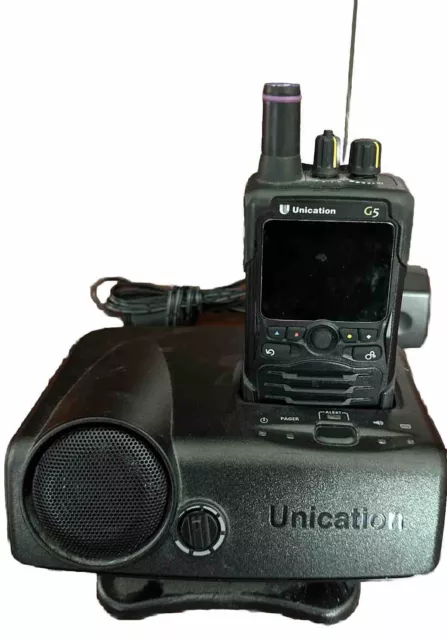 UNICATION G5 VHF/700-800Mhz P25 PAGINADOR DIGITAL y cargador amplificador