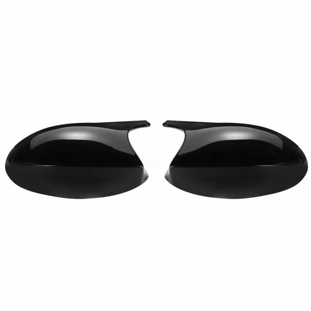 2PCS M3 Stil Spiegelkappe Gehäuse Glanz Schwarz Für BMW E90 E91 E92 E93 PRE-LCI 3