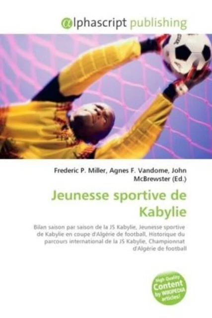 JEUNESSE SPORTIVE DE Kabylie Frederic P. Miller (u. a.) Taschenbuch