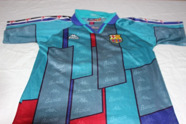 m) camiseta fc barcelona marca kappa , talla g - Comprar Camisetas de