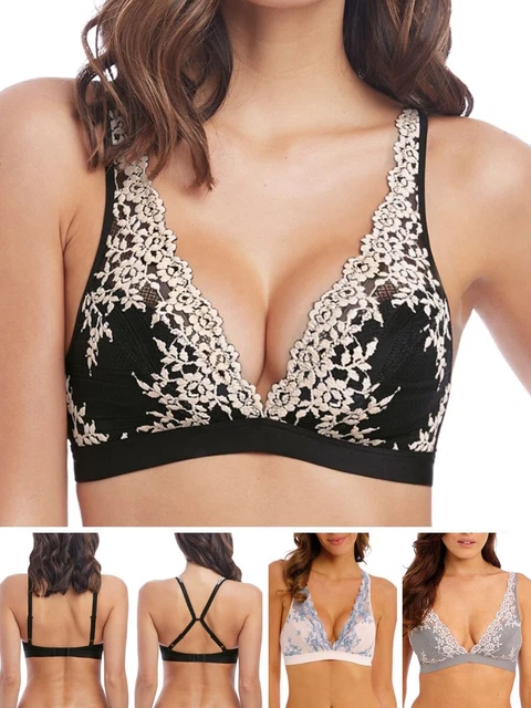 Reggiseno in pizzo Wacoal Embrace coppa morbida bralette racerback reggiseni non imbottiti lingerie
