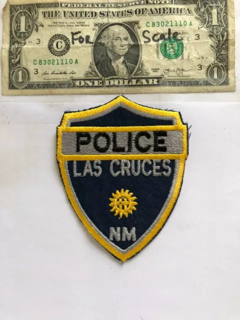 Las Cruces New Mexico Police Patch Un-sewn great condition