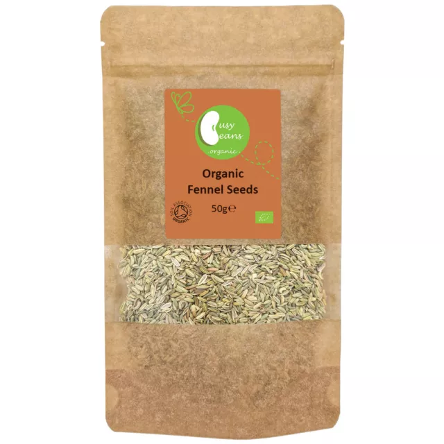 Organic Fennel Seeds -Certified Organic- by Busy Beans Organic