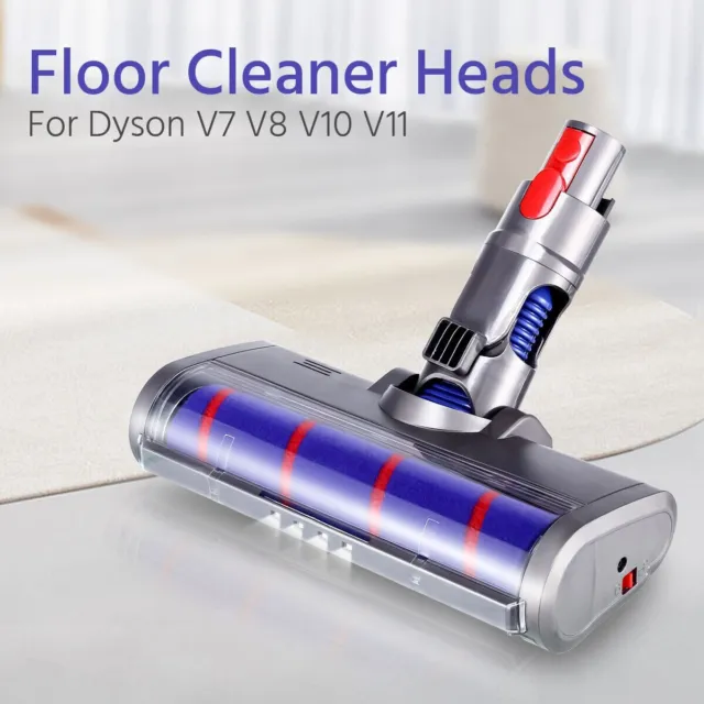 Floor Brush Head Tool For Dyson V7 V8 SV10 SV11 Vacuum Motorhead Animal Absolute