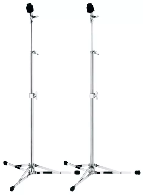 2x Tama HC52F Flat Base Beckenständer Cymbal Stand gerade kompakt leicht Vintage