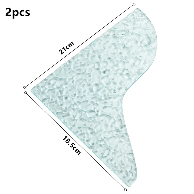 Lot De 2 Protections Anti-éclaboussures Acrylique Transparent - 21x18 Cm - Autocollantes, Sans Perçage - Pour Baignoire, Cuisine, Lavabo