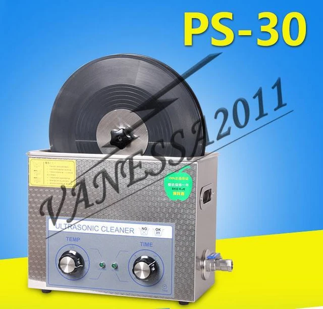 Liftable Ultrasonique Vinyl Record Cleaner Foncé Machine Laver LP Album Disque