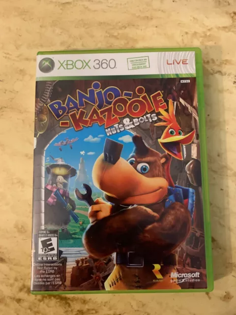 Banjo-Kazooie: Nuts & Bolts (Xbox 360, 2008) With Manual