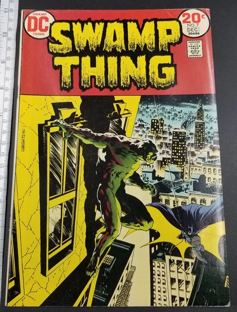 1973 Swamp Thing 7 1St Meeting Batman And Swamp Thing Dc Comics Mid Grade Cgc It