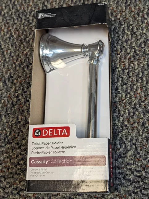 Delta 79750 Cassidy Collection Toilet Paper Holder Chrome Finish