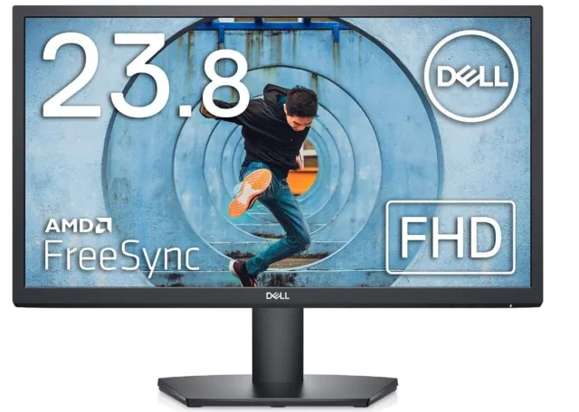 Dell SE2422HX 24" Full HD (1920x1080) Monitor, 75Hz, VA, 5ms, AMD FreeSync, HDMI