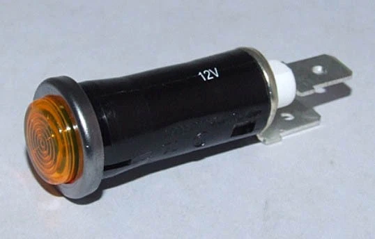 VOYANT TEMOIN DE Tableau De Bord A Ampoule Orange, Café Racer, Vintage