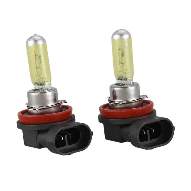 2X H11 55W 3000K Giallo Dorato Lampadina Alogena Fendinebbia M4F7