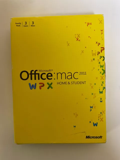 Microsoft Office : Mac Home and Student 2011 (3 Computer/s)