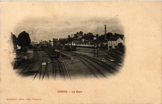 CPA AK COSNE - La Gare (293264)