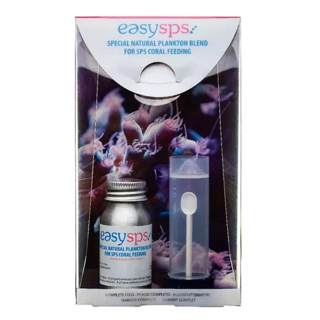 Easy Reefs EasySPS Miscela di Plankton marino per Nutrizione dei Coralli 20 gr