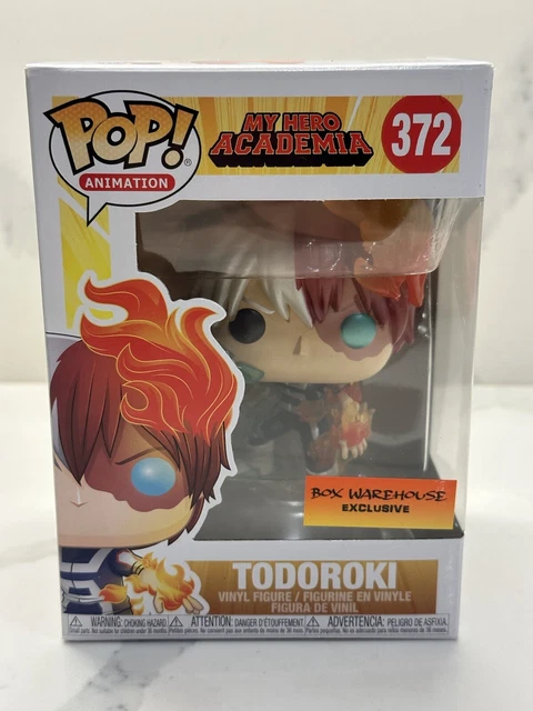 Funko Pop My Hero Academia Todoroki Metallic Box Warehouse #372 w/ Protector!