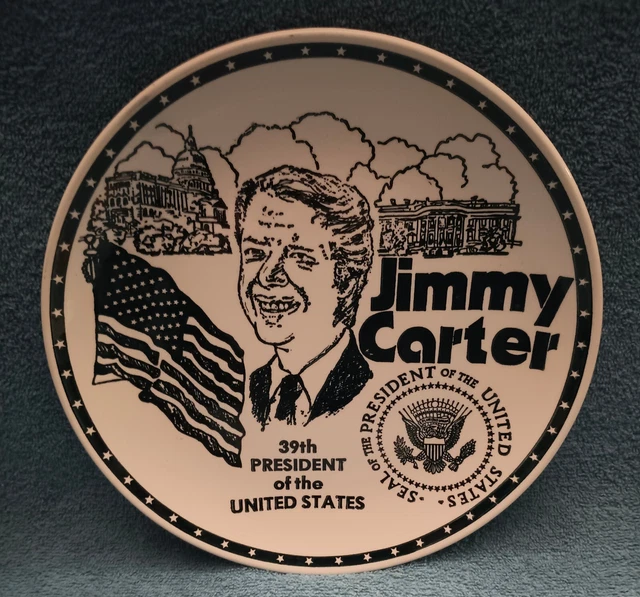VINTAGE Jimmy Carter 39th President Inaugural Era plate Circa-1977