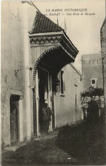 CPA Maroc Rabat Une Porte de Mosquée (31444)
