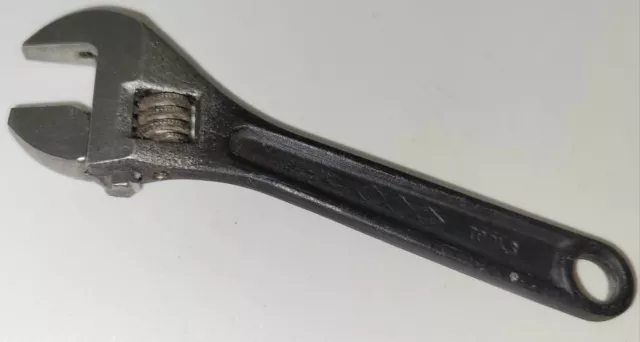 Vintage UTICA Tools 91-4 Small 4" Adjustable Wrench Forged Alloy Steel USA Made