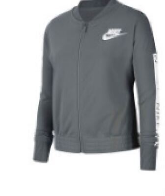 Nike Sportswear Tracksuit Jacket Juniors Girls Grey Size UK Large Girls #REF7