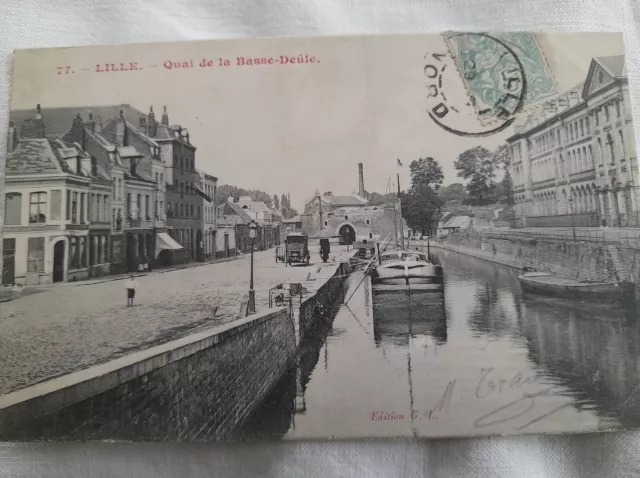Lille Peniche Quai De La Basse Deule  Nord  R2783