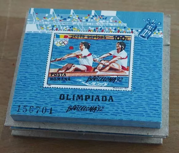 1992 Rumänien; 300 Blocks Sommerpiele, postfrisch/MNH, Bl. 274, ME 600,-