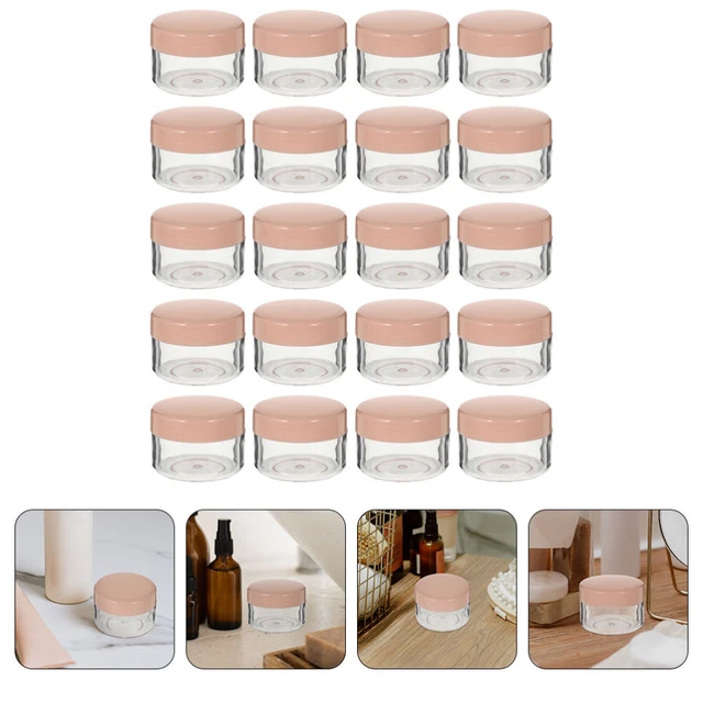 20 un. vasos de bloqueo ligero crema transparente vasos de relleno crema para ojos