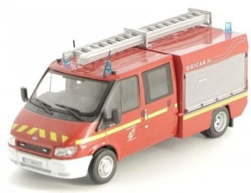 Miniature 1/43 - Véhicule De Sapeurs-pompiers Légers N°51 - SCAM SMT55 VABO VIDON - Neuf