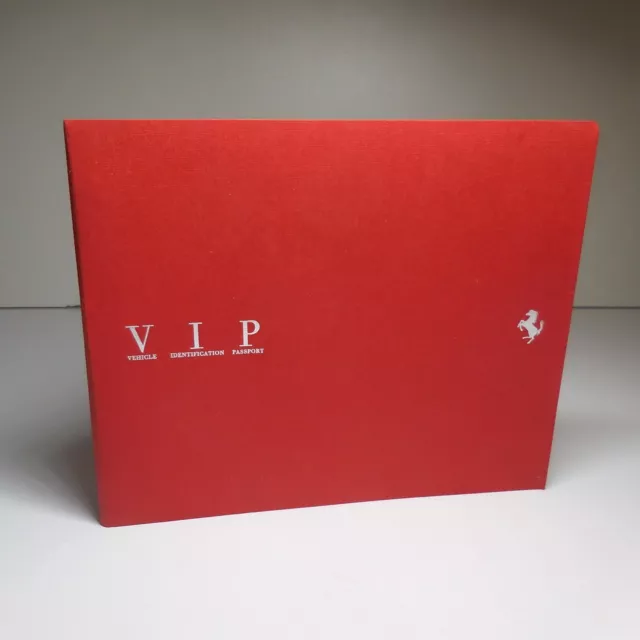 Vip Vehicle Identification Passport 2006 FERRARI F430 Spider Fashion Italy N6762